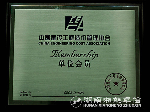 中國建設(shè)工程造價管理協(xié)會會員單位